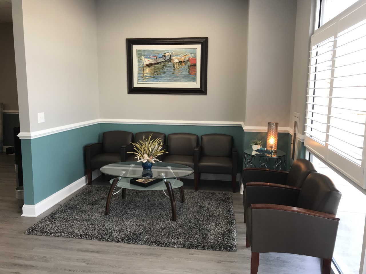 Reception area of Kent Island Chiropractic